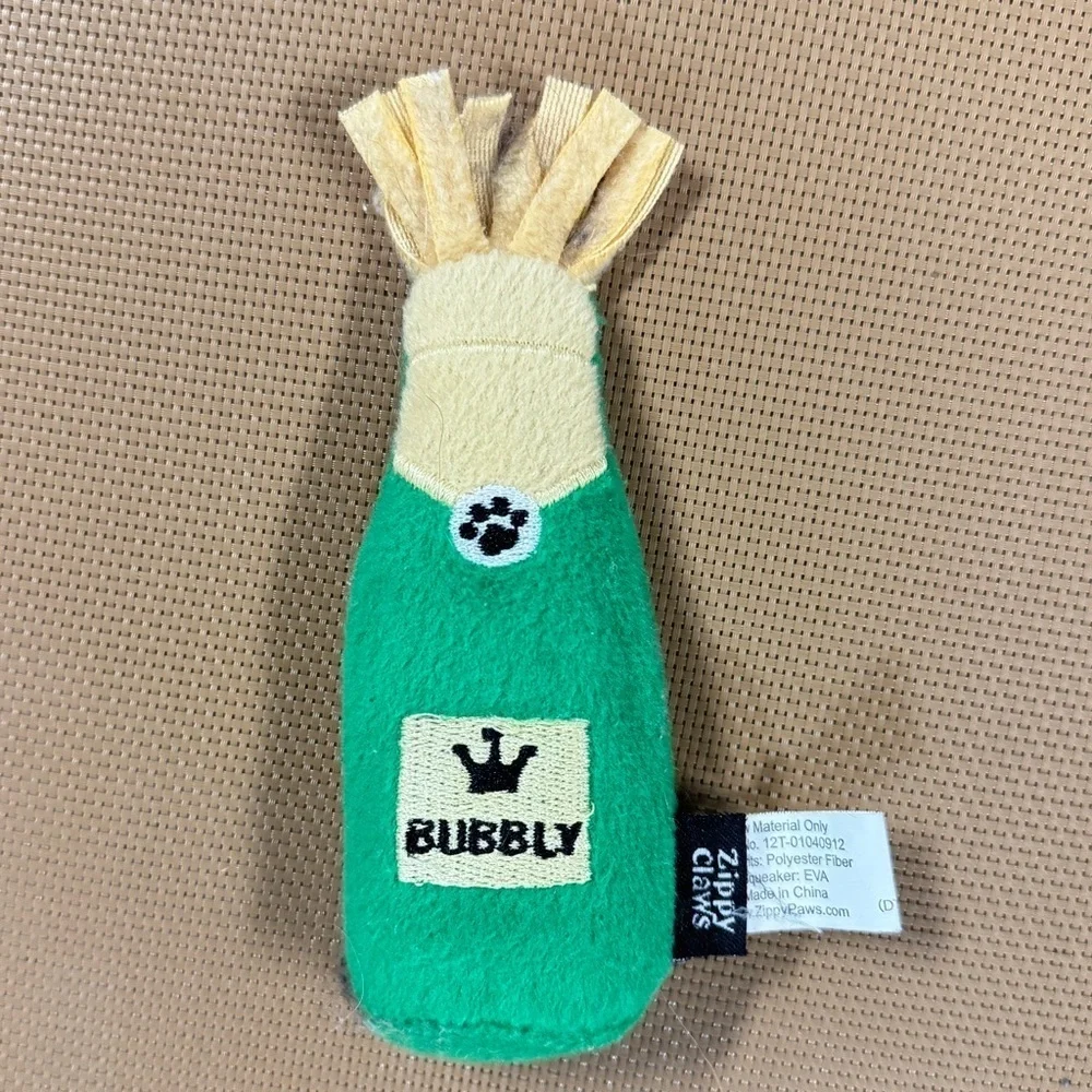 Bubbly Champagne Catnip Filled Cat Toy